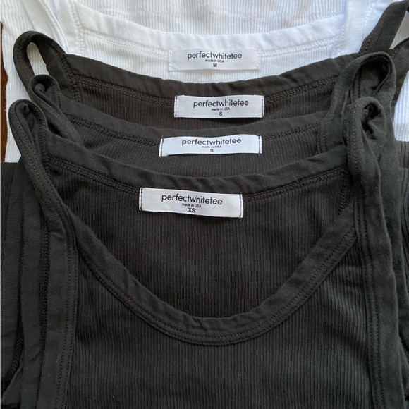 perfectwhitetee Annie recycled cotton rib tank - Picture 8 of 9